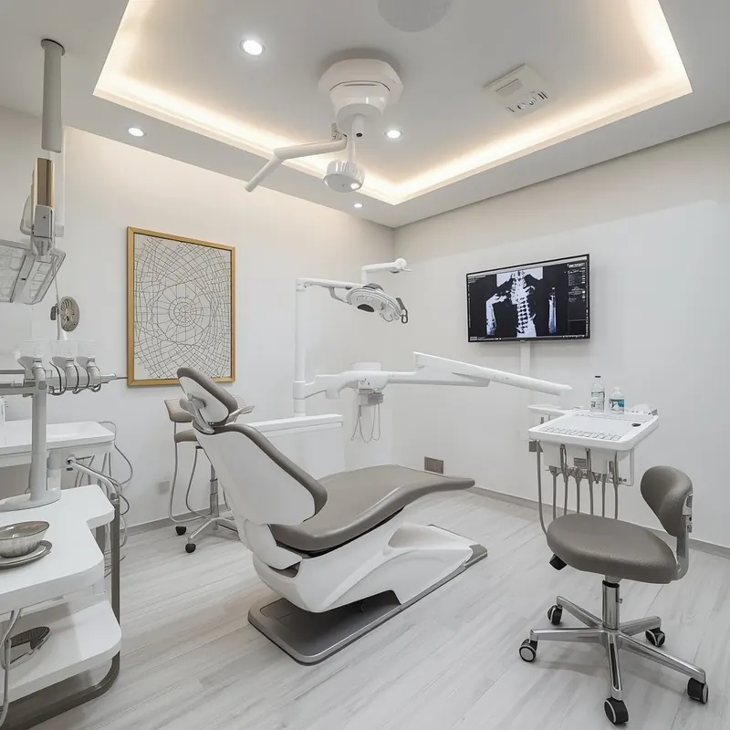 Consultório da DENS Odontologia preparado para procedimentos de preenchimento labial